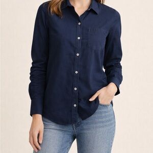 Banana Republic Navy Blue Blouse